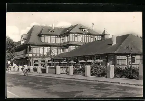 AK Sitzendorf /Thür. Wald, HO-Hotel zur Linde