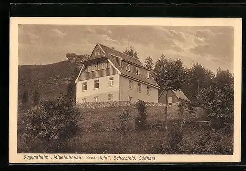 AK Scharzfeld /Südharz, Jugendheim Mittelelbehaus Scharzfeld