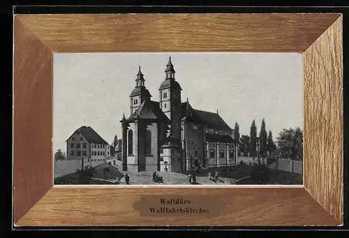 AK Walldürn, Motiv mit der Wallfahrtskirche