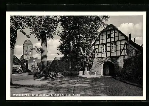 AK Tecklenburg i. Teutoburger Wald, Legge mit evgl. Kirche