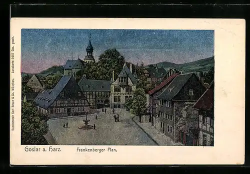 AK Goslar a. Harz, Partie am Frankenberger Plan