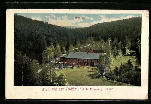 AK Eisenberg i. Thür., Froschmühle im Mühltal