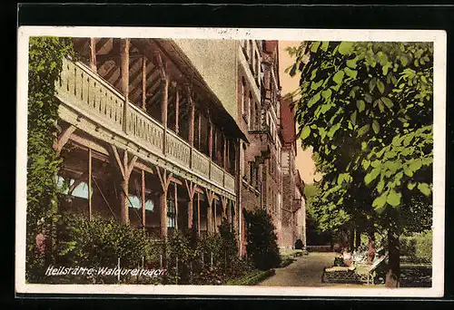 AK Waldbreitbach, Heilstätte mit Garten