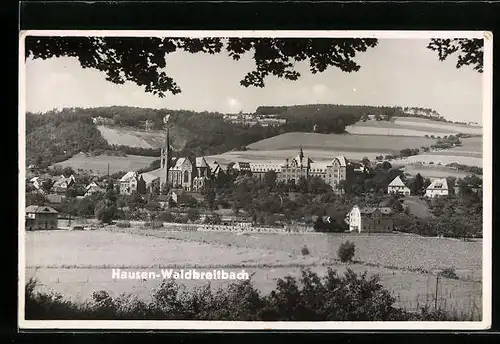 AK Hausen-Waldbreitbach, Ortsansicht aus der Vogelschau