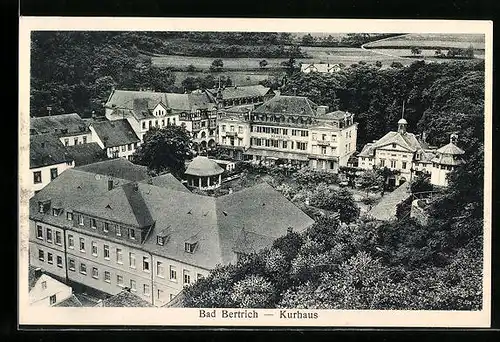 AK Bad Bertrich, Kurhaus aus der Vogelschau