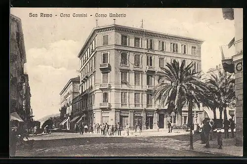 AK San Remo, Casa Cassini, Corso Umberto