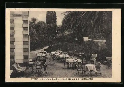 AK Nervi, Pension Mediterrannee, Giardino Ristorante