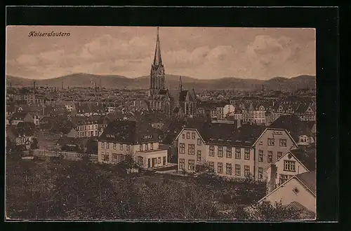 AK Kaiserslautern, Totale aus der Vogelschau