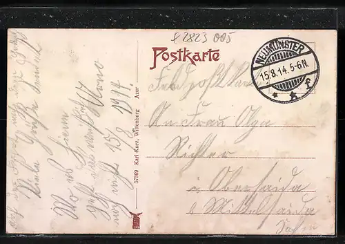 AK Wittenburg i. M., Marktplatz mit Kirche und Rathaus