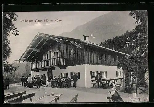 AK Bad Reichenhall, Gasthaus Padinger-Alpe