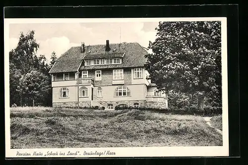 AK Braunlage / Harz, Pension Haus Schau ins Land