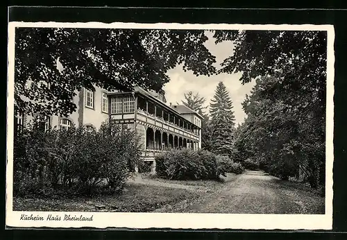 AK Weilmünster i. Taunus, Kindersanatorium, Kurheim Haus Rheinland