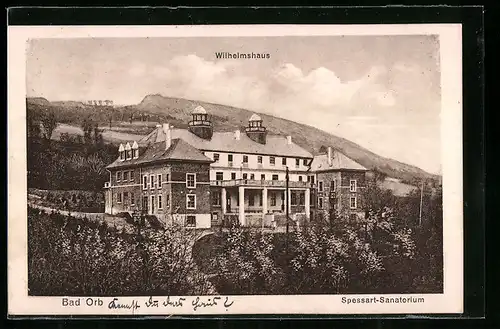 AK Bad Orb, Spessart-Sanatorium, Wilhelmshaus