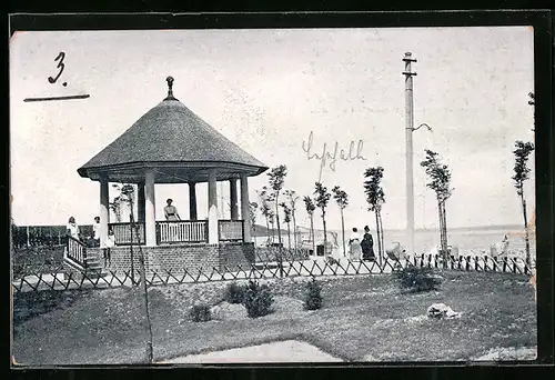 AK Timmendorfer Strand, Musikpavillon beim Seeschlösschen