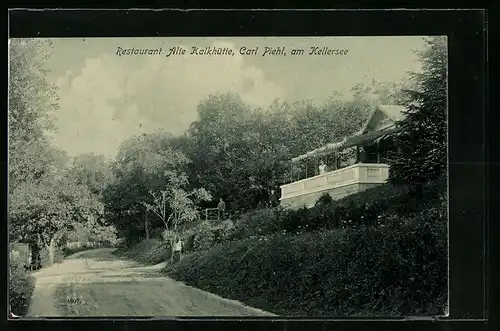 AK Alte Kalkhütte am Kellersee, Restaurant Carl Piehl
