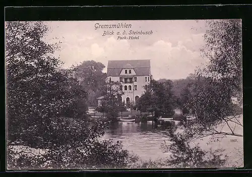 AK Gremsmühlen, Park-Hotel Steinbusch