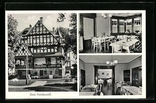 AK Laubach / Oberhessen, Erholungsheim Friedensruh der Arbeiter-Wohlfahrt Hessen e.V.