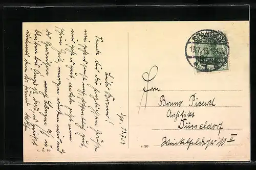 AK Berlin-Spandau, am Lindenufer