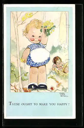 Künstler-AK Mabel Lucie Attwell: These ought to make you happy!