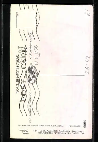 Künstler-AK Mabel Lucie Attwell: These ain`t nuffink to what I`d likes to give you