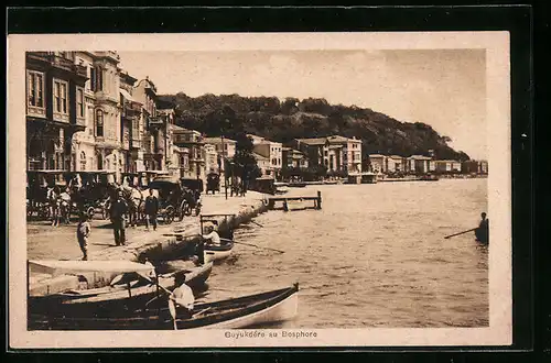 AK Konstantinopel, Buyukdere au Bosphore