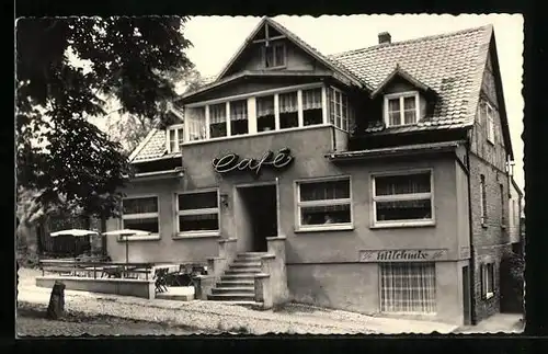 AK Bad Suderode / Harz, Café Forbrich