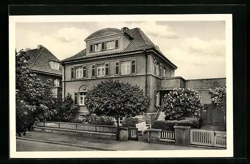 AK Bad Nenndorf, Hotel Haus Charlotte, Hindenburgstr. 4