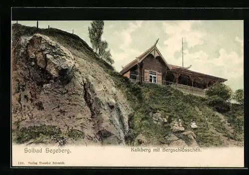 AK Bad Segeberg, Kalkberg mit Bergschlösschen