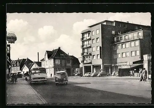 AK Itzehoe, Dithmarscher Platz, Reklame für Shell