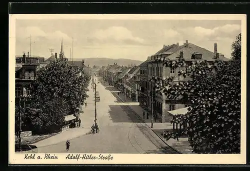 AK Kehl a. Rhein, Strasse