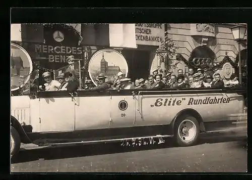 AK Elite Rundfahrten, Vollbesetzer Autobus