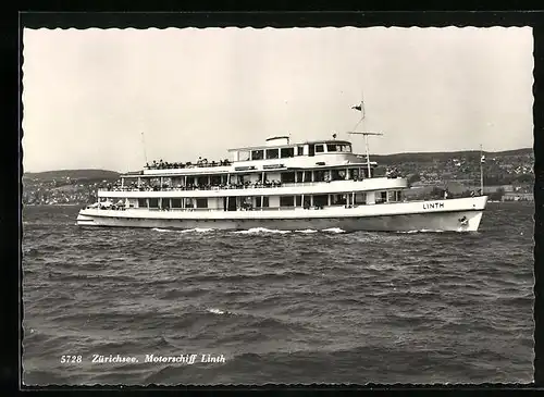 AK Zürichsee, Motorschiff Linth