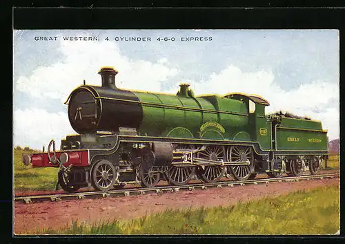 AK Great Western, 4 Cylinder 4-6-0- Express, englische Eisenbahn