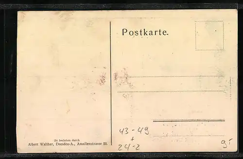 Künstler-AK Dreden, Brand-Katastrophe auf der Dresdener Vogelwiese 1909