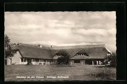 AK Dierhagen / Ostsee, Zeltlager Bollhagen, Gebäudeansicht