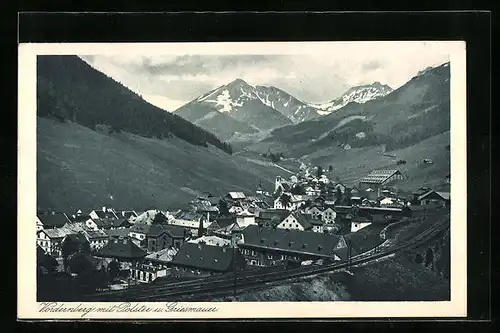 AK Vordernberg, Ortsansicht mit Polster und Griesmauer