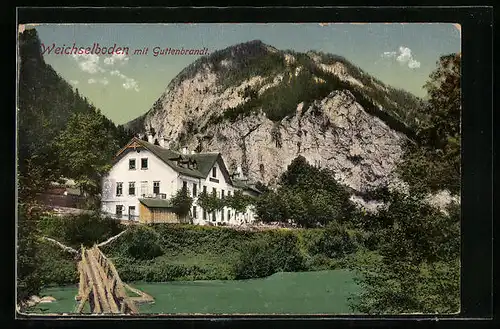 AK Weichselboden, Ortsansicht mit Guttenbrandt