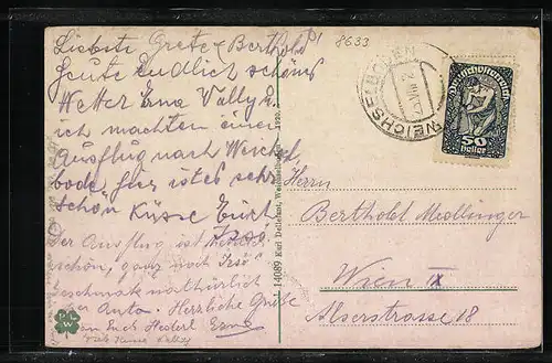 AK Weichselboden, Ortsansicht mit Guttenbrandt