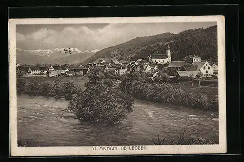 AK St. Michael ob Leoben, Panorama des Ortes