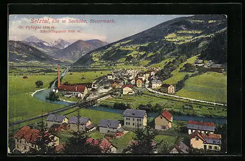 AK Selztal, Panorama mit Gr. Pyhrgas und Scheiblingstein