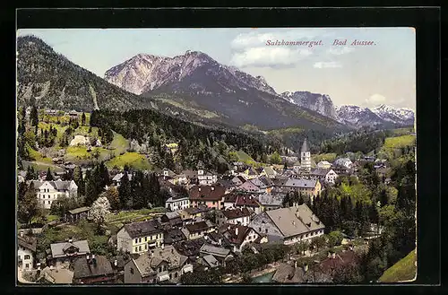 AK Bad Aussee, Salzkammergut, Teilansicht