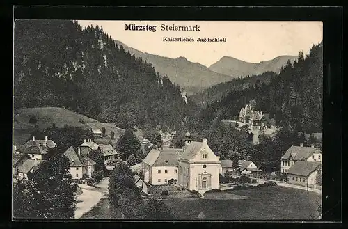 AK Mürzsteg, Kaiserliches Jagdschloss