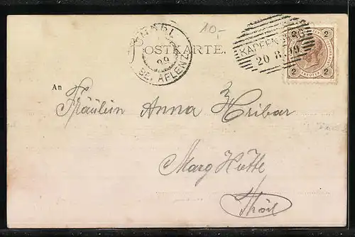 AK Kapfenberg, Teilansicht mit Kirche