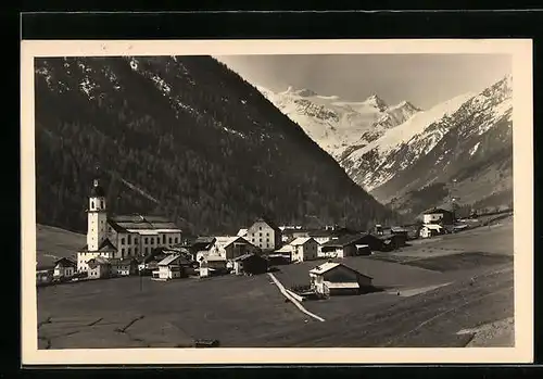 AK Neustift im Stubai, Blick auf die Stubaier Gletscher