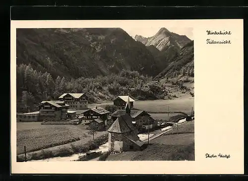 AK Hinterbichl, Teilansicht aus der Vogelschau