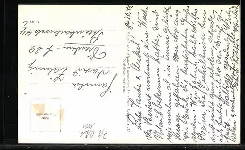 AK Gries i. Sellrain, Ortsansicht mit Feldern aus der Vogelschau