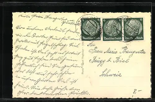 AK Attersee, Uferpartie mit Kirche