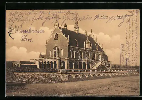 AK Bonn, Blick zur Stadthalle