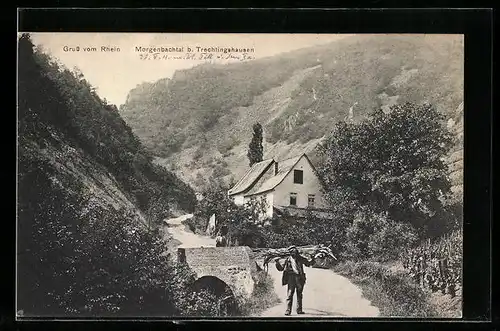 AK Trechtingshausen / Rhein, Gasthaus Morgenbachtal