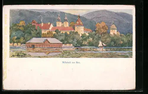 Künstler-AK Philipp + Kramer Nr.: Millstatt am See
